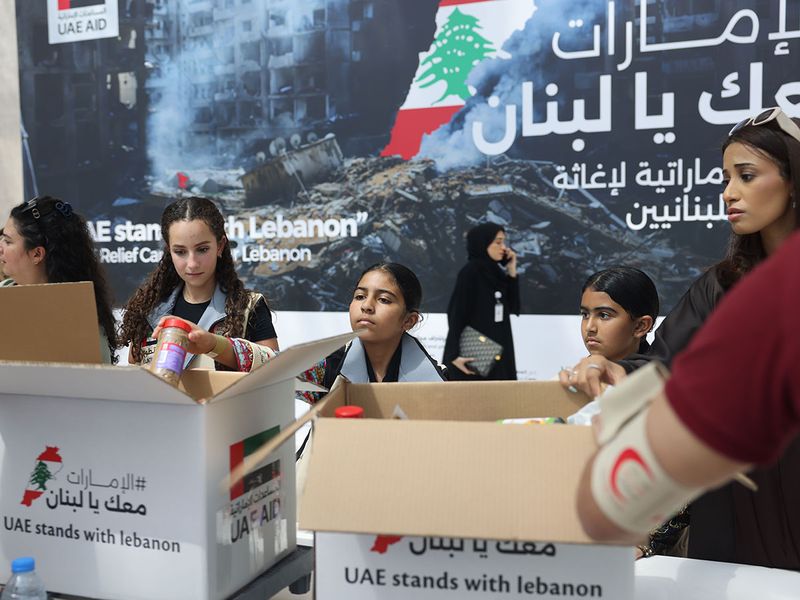 UAE AID LEBANON