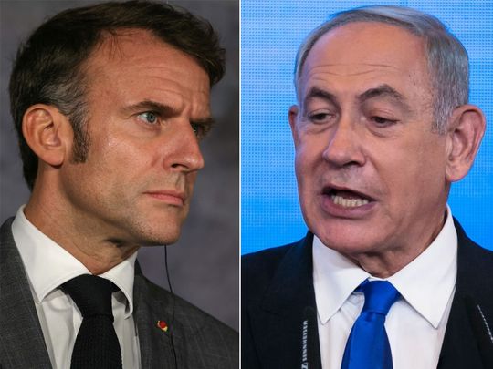 MACRON NETANYAHU