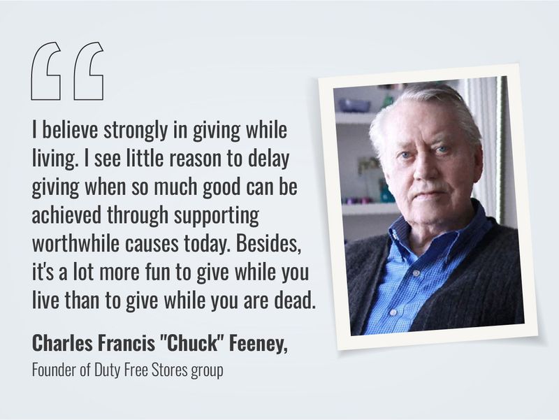 Chuck Feeney quote