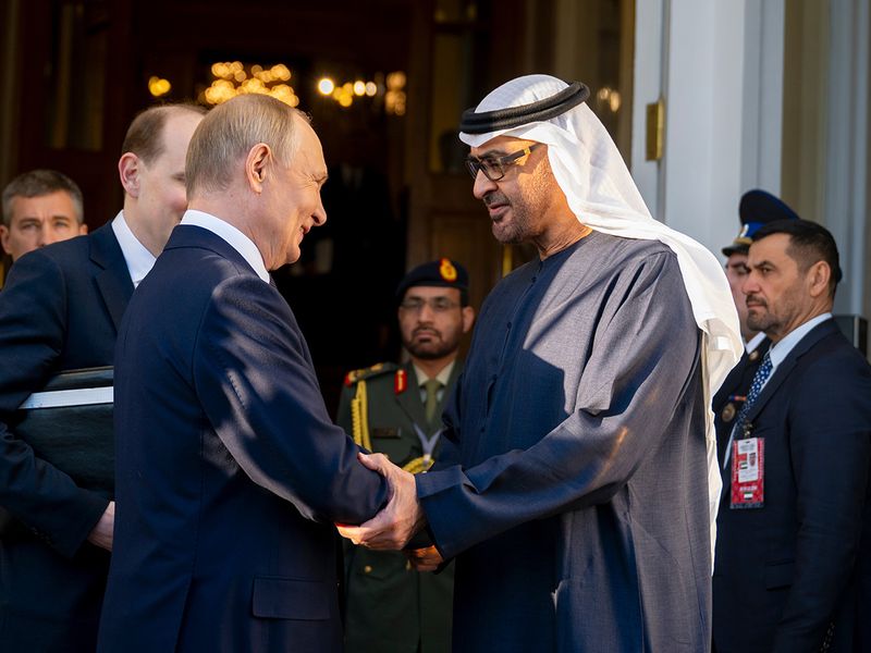 MBZ IN RUSSIA WITH PUTIN