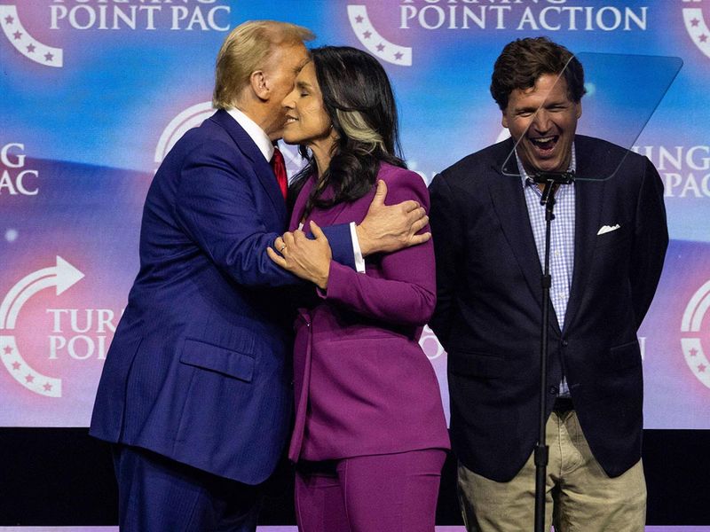 Donald Trump and Tulsi Gabbard