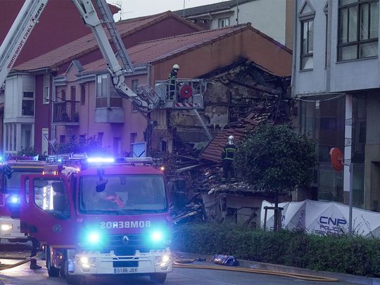 Explosion in Spanish building kills three