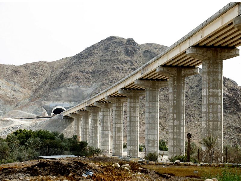 Al Bithnah rail bridge 