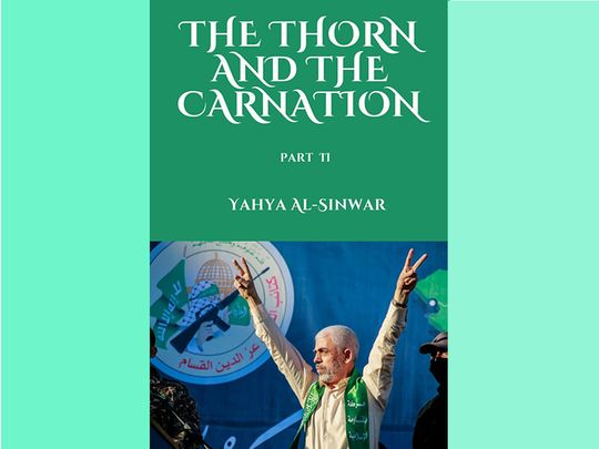 OPN Sinwar’s book cover Thorn and the Carnation