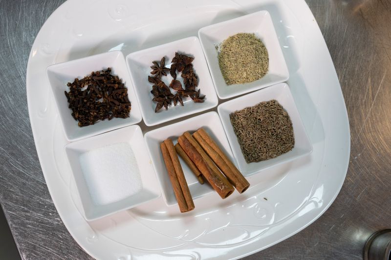 The right spices are at the heart of an authentic Afghan dish, Omarr explains. 