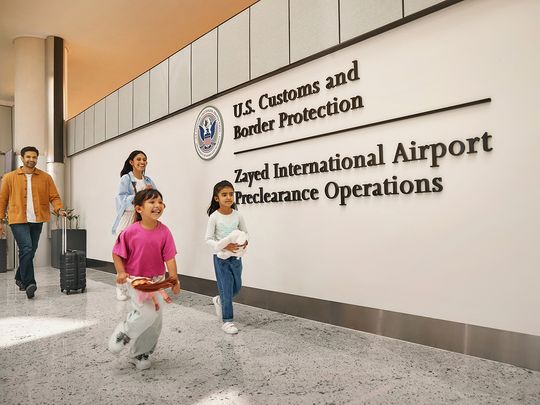 Abu Dhabi Airports -US Customs