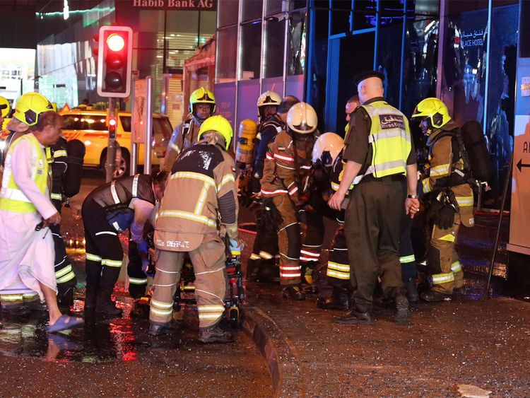 Dubai Hotel Fire