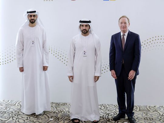 wam-pic-of-hamdan,-ai-minister-and-microsoft-president-at-gov-meetings-in-abu-dhabi-on-nov-6-1730907638568