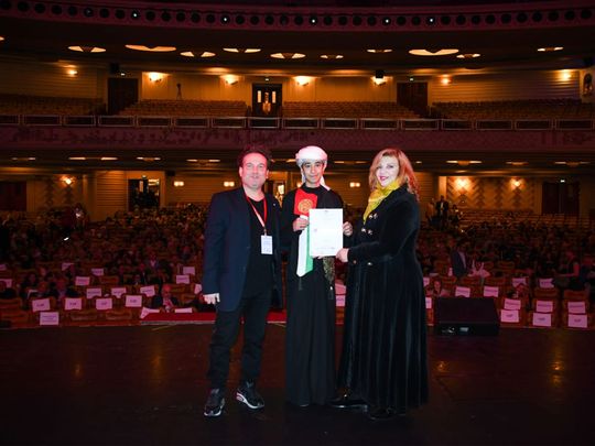 Hashemi received the award on November 6, during the ongoing Cinema Heritage International Film Heritage in Paris.