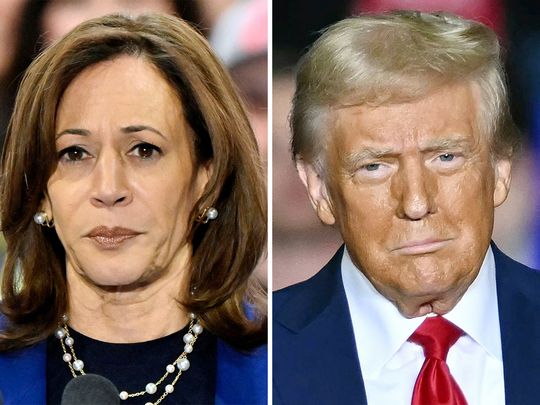 Kamala Harris and Donald Trump   