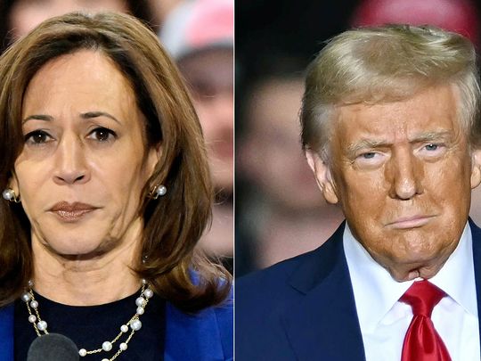 Kamala Harris and Donald Trump