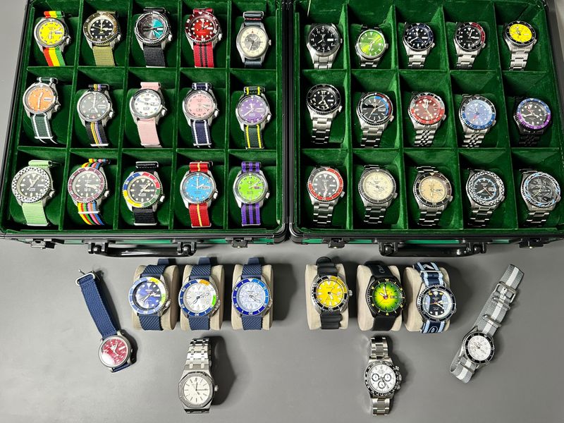 Hafs Al Gazzi's luxury watches collection.