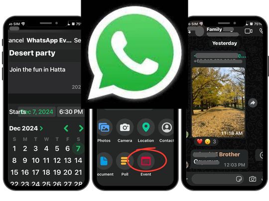 Whatsapp events