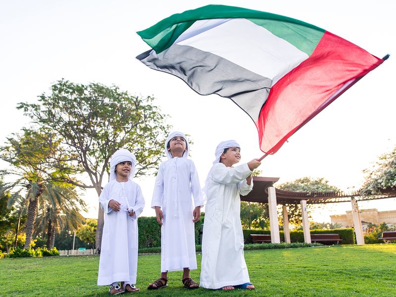 KIDS UAE FLAG