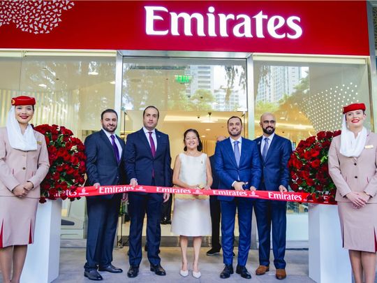 Emirates world store Manila BGC FL Lisa Araneta Marcos