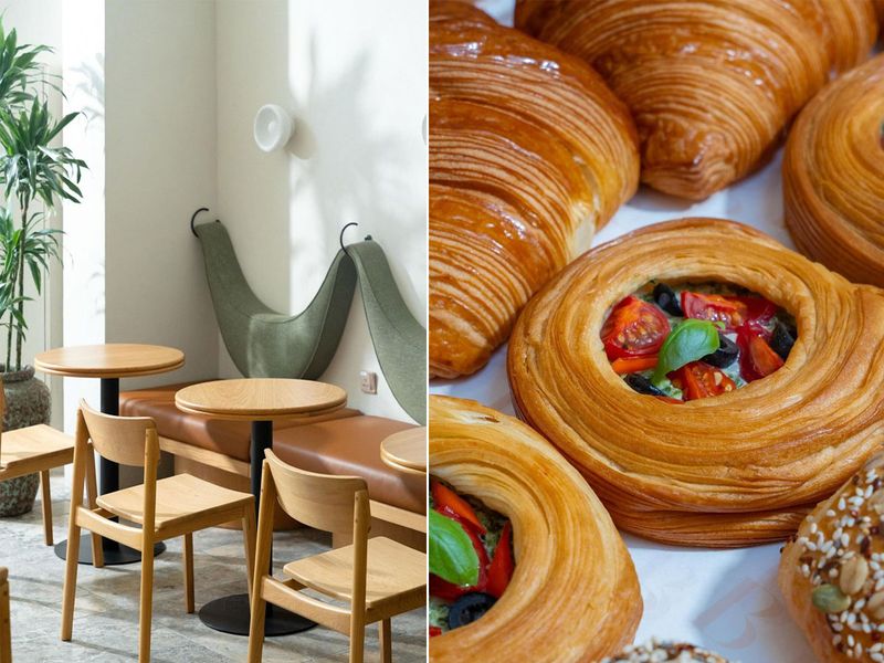 For a French cafe ambience, head to this bakery in Al Khawaneej.