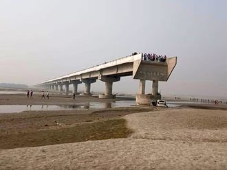 Incomplete bridge india uttar pradesh google maps