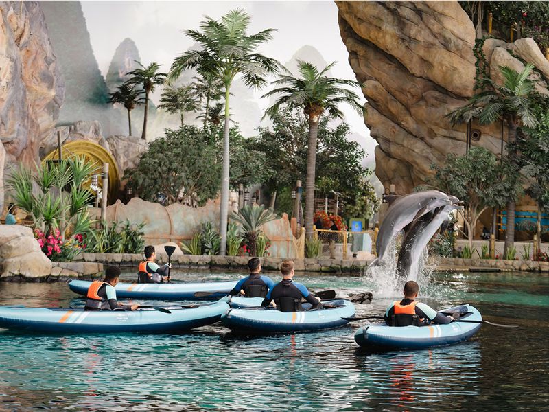 Kayaking at SeaWorld Abu Dhabi