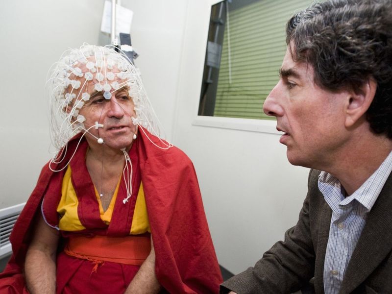 Dr. Richard Davidson, a neuroscientist at the University of Wisconsin-Madison, studied the brains of Tibetan Buddhist monks  meditating for many years.