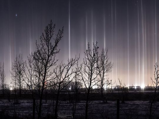 Light pillars