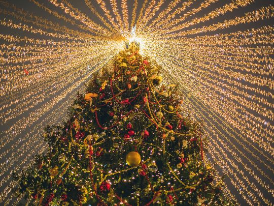 Join the festive spirit at Dubai's Christmas Tree Lighting ceremonies with music, treats, and Santa!