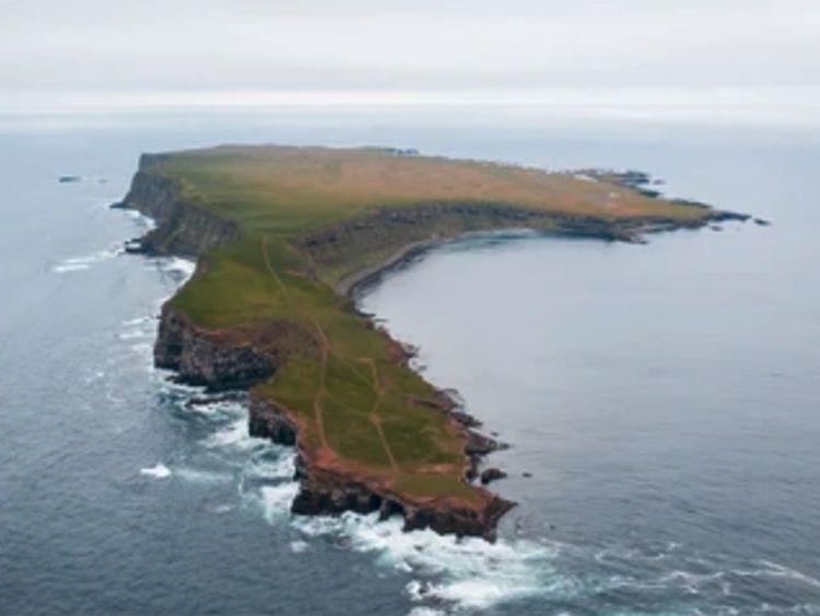 Exploring Grimsey island in Iceland