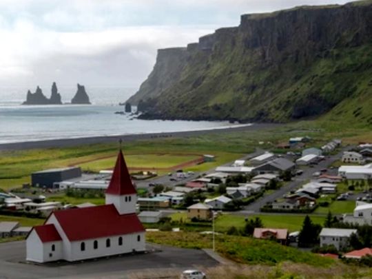 Exploring Grimsey island in Iceland