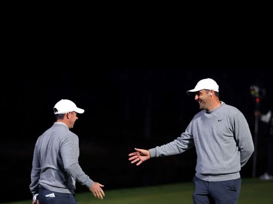 Scheffler and McIlroy