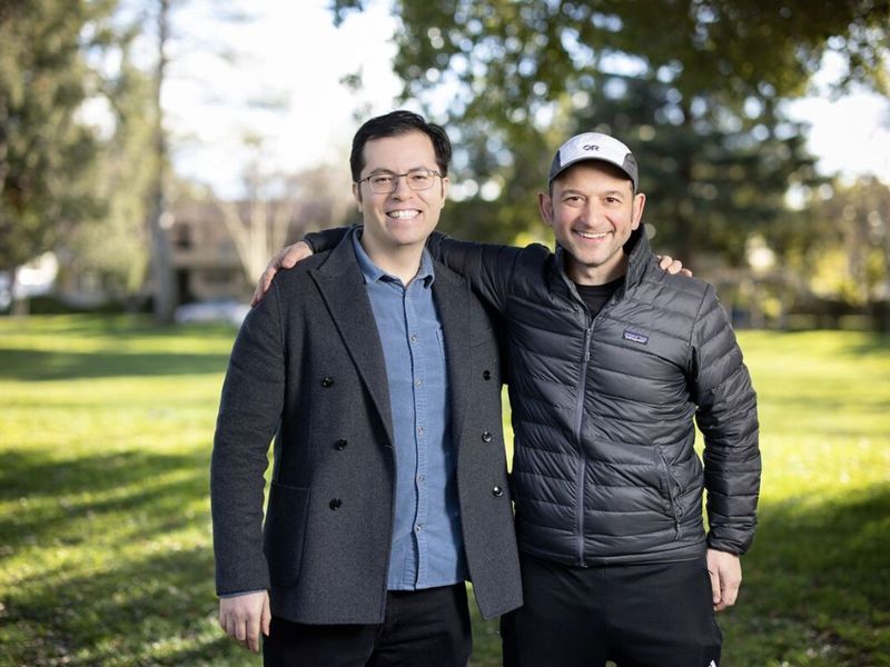 Noam Shazeer (right) and Daniel De Freitas