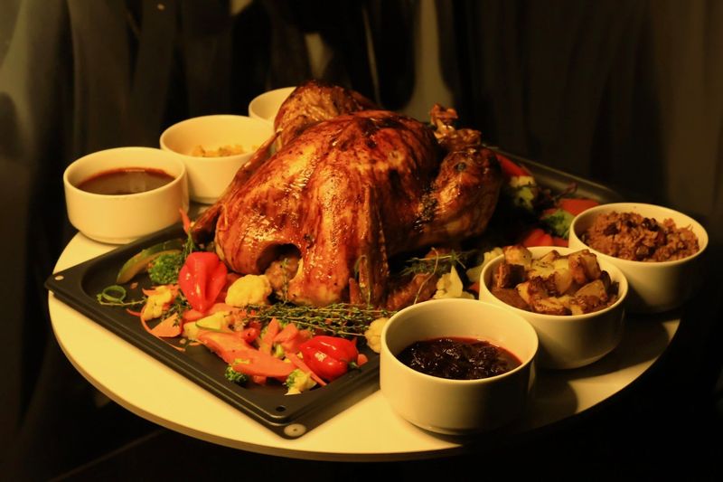 Ting Irie's Christmas Takeaway Basket includes a shareable main course and dessert.