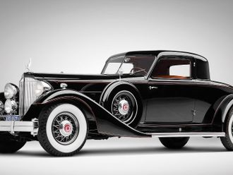1933 Packard Twelve Stationary Coupe by Dietrich